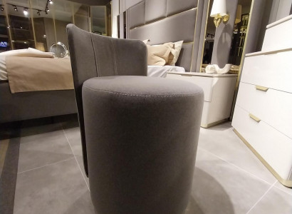 Rund Hocker Design Holz Möbel Luxus Wohnzimmer Design Fußhocker